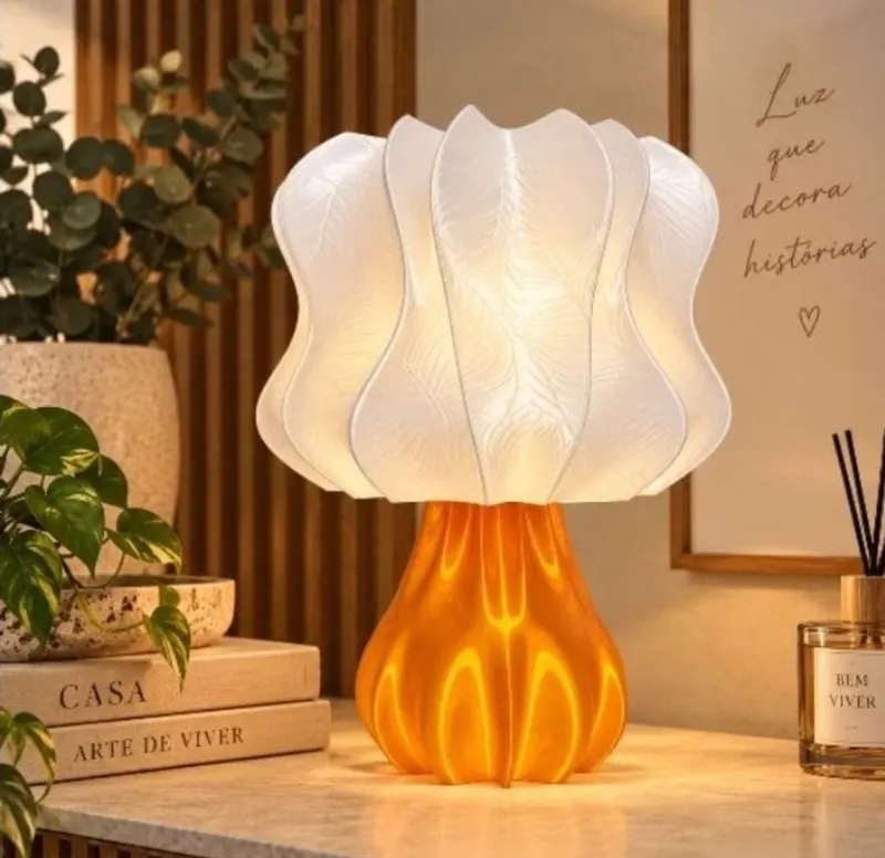 Luminária Bellatrix Decoração Ambiente Interno Iluminação Aconchegante Acompanha Lâmpada