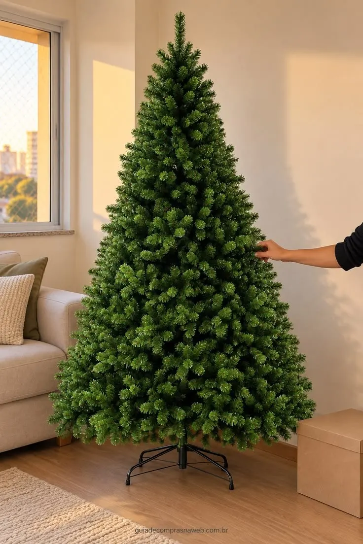 Arvore De Natal 2,10 a 2,40 Metros 1150/1450/1800/1550/2070 Galhos Cheia Luxo Premium Lançamento 2026