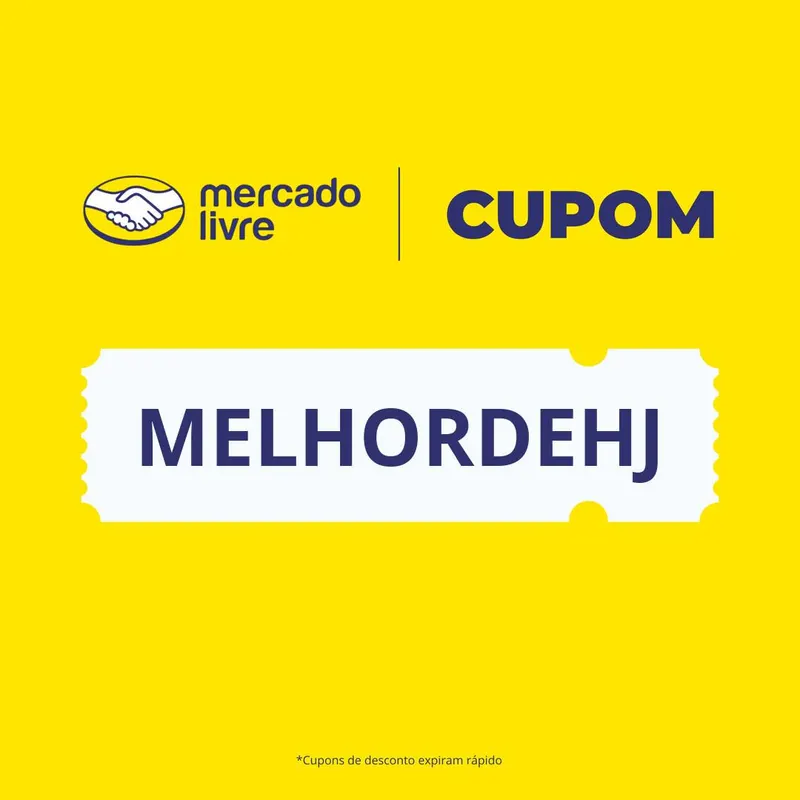 Cupom Mercado Livre — MELHORDEHJ — 10% OFF em R$ 149, Limite de R$ 200