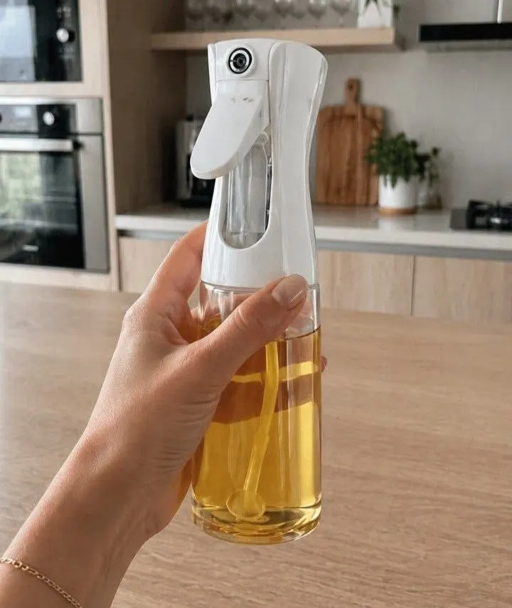 Spray Borrifador de Azeite Pulverizador automático para cozinha de vidro água Óleo Vinagre