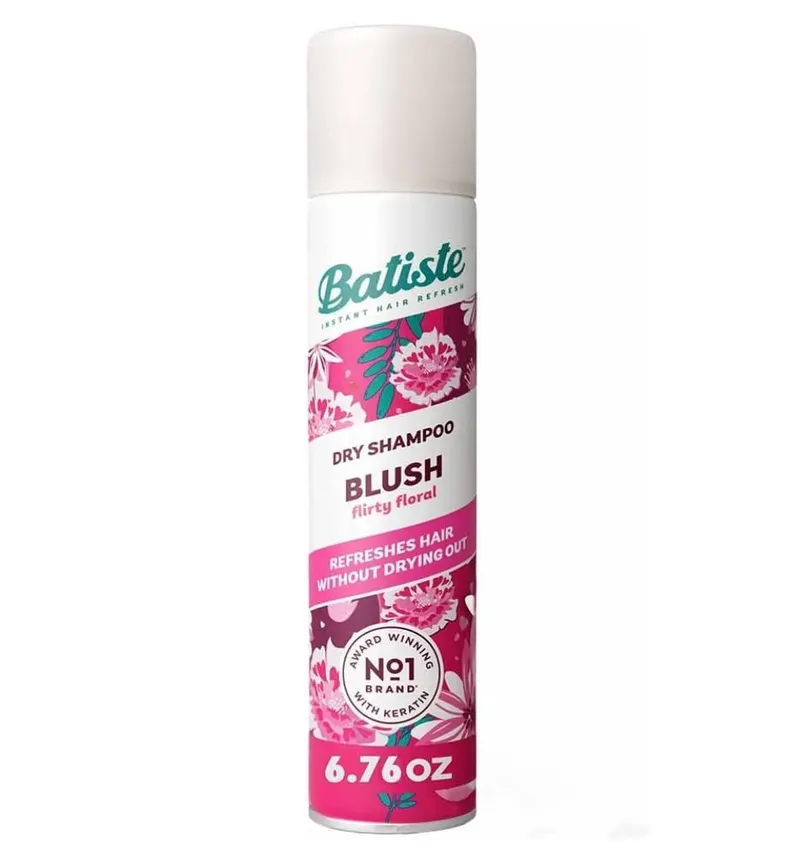 Shampoo a seco Batiste Blush 200ml Remove Oleosidade, Refresca Rápido, Livre de Sulfatos