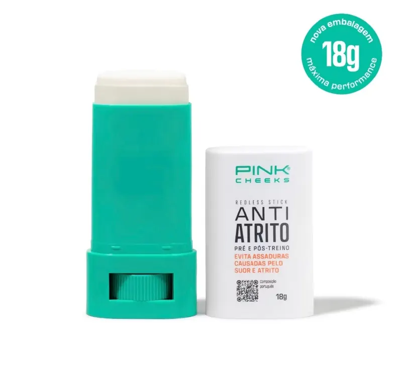 Antiassaduras e Antiatrito Redless Bastão 18g PINK CHEEKS Original