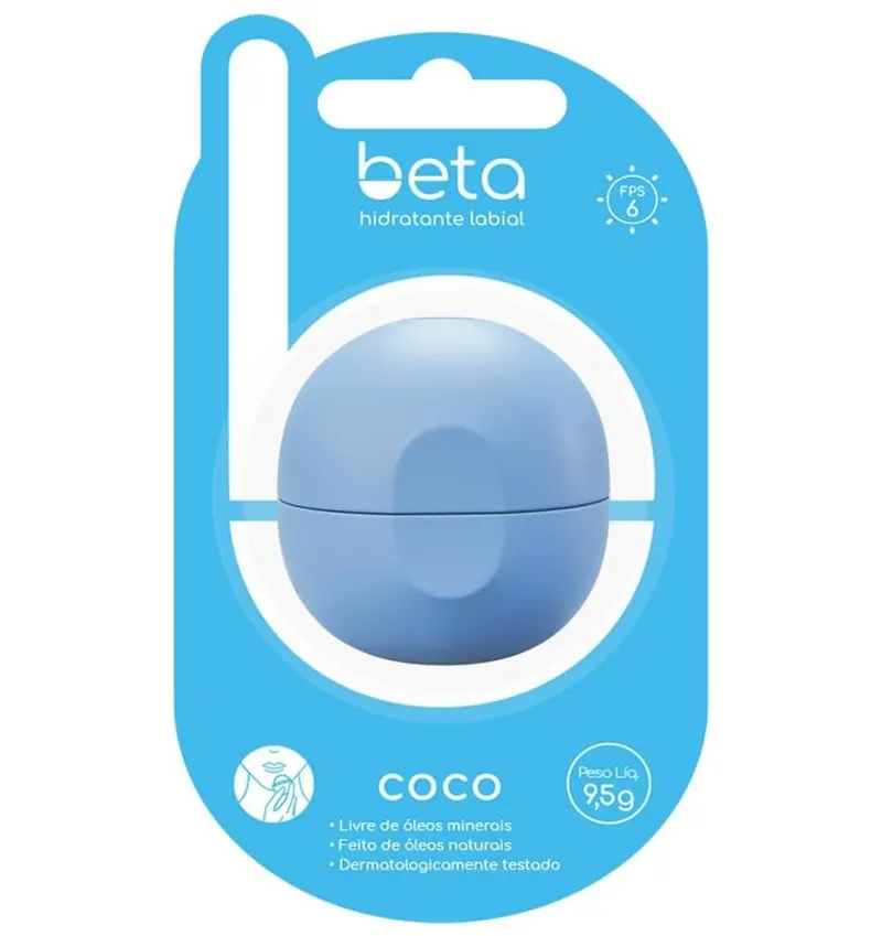 Beta Hidratante Labial Beta Coco - Beta 9 5G