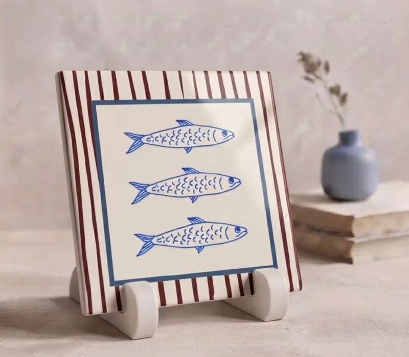 Azulejo Decorativo 20x20cm | Coleção Mediterrânea