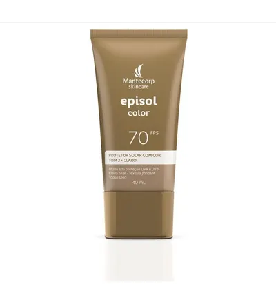 Protetor Solar Mantecorp Skincare Episol, FPS 70, 40ml
