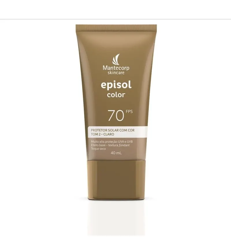 Protetor Solar Mantecorp Skincare Episol, FPS 70, 40ml