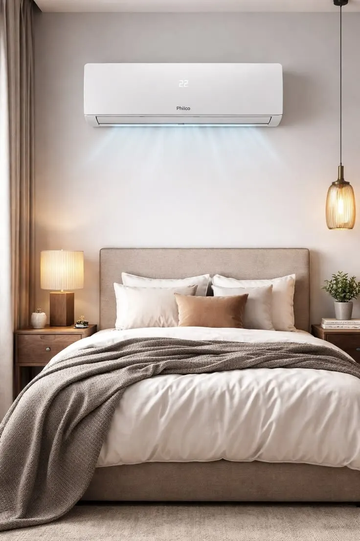 Ar Condicionado Philco 12000 BTUs Philco PAC12FC -Split, Eco Inverter, Frio, Interno+Externo, 220V