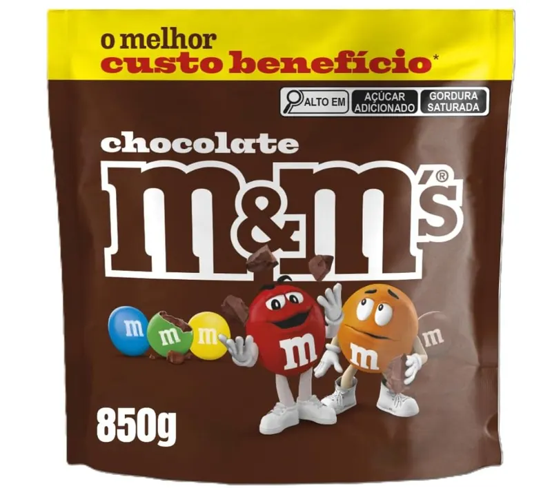 Chocolate M&M'S Ao Leite 850g