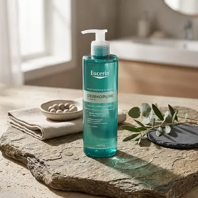 EUCERIN Gel de Limpeza Facial Antiacne Dermo Pure Gentil 400ml