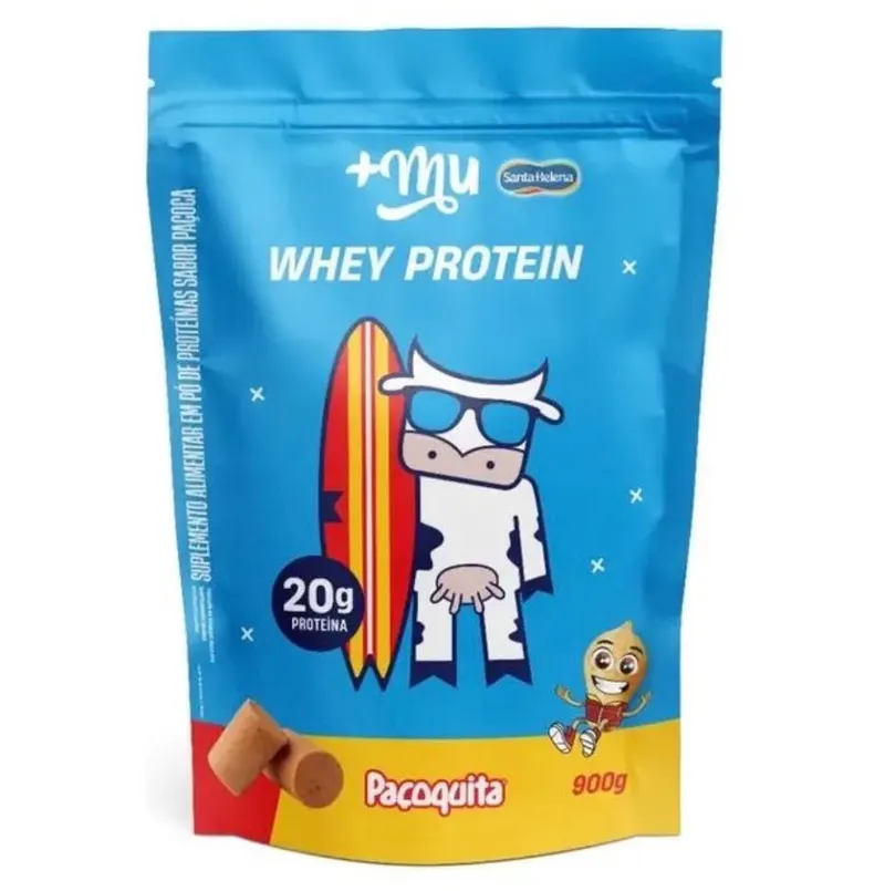 ESSE É DO GRANDE Whey Protein Concentrado +Mu em pó sabor Paçoquinha x 900g