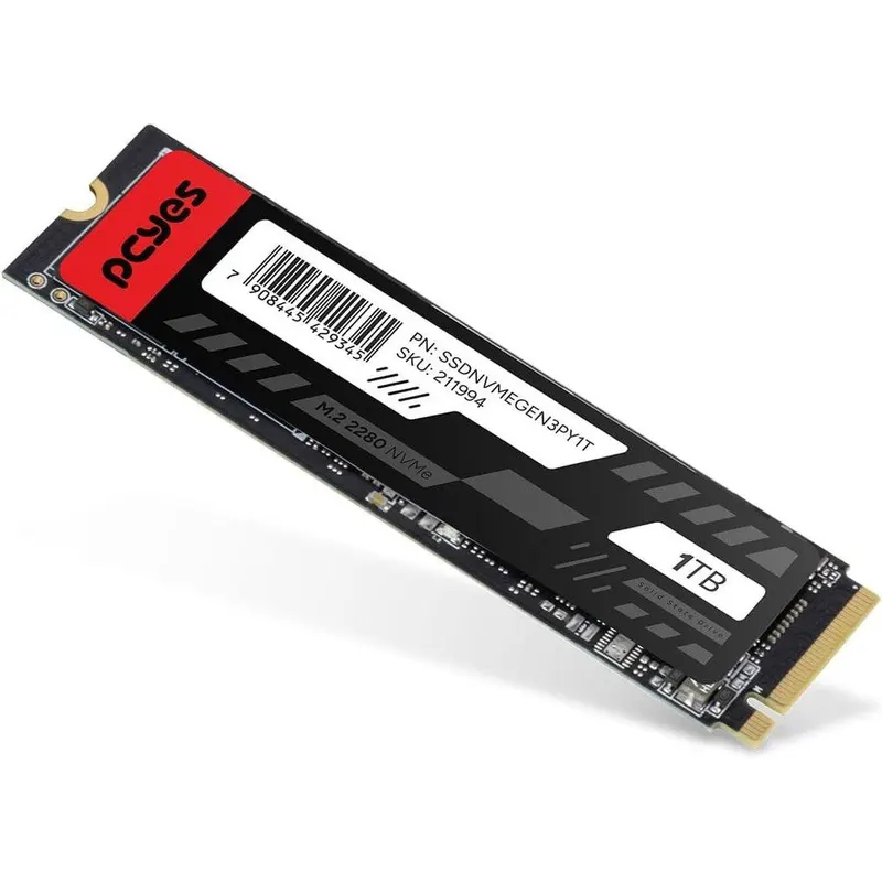 Ssd Pcyes 1Tb M.2 2280 Nvme Leitura 2289Mb Gravação 1650Mb/S Ssdnvmegen3py1t Pcyes