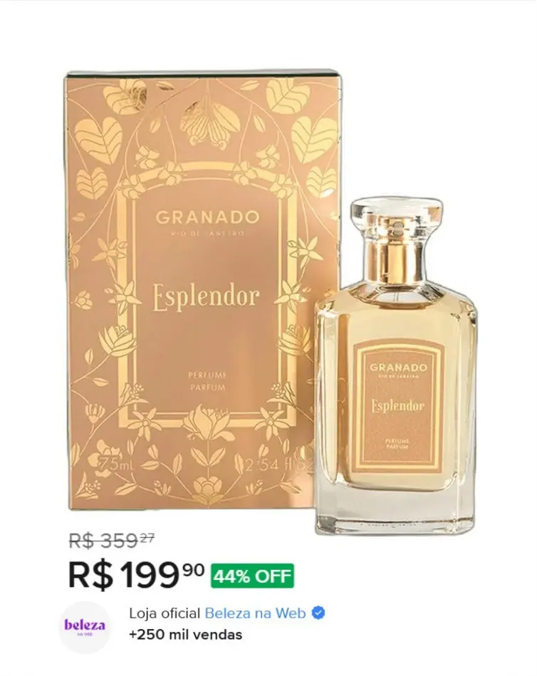 Esplendor Vintage Granado Eau De Parfum - Perfume Unissex 75ml