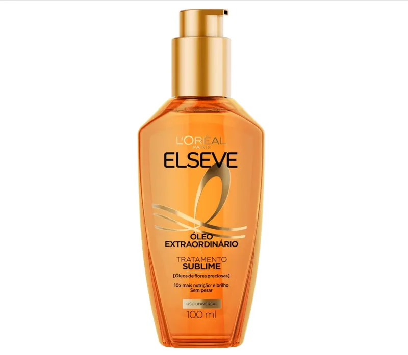 L'Oréal Paris Elseve Óleo Extraordinário Finalizador Capilar, Nutrição Profunda com 6 Óleos Preciosos, Anti-Frizz, Proteção Térmica até 230°C, Brilho ...