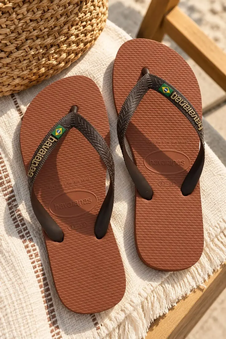 Chinelo Havaianas Brasil Logo