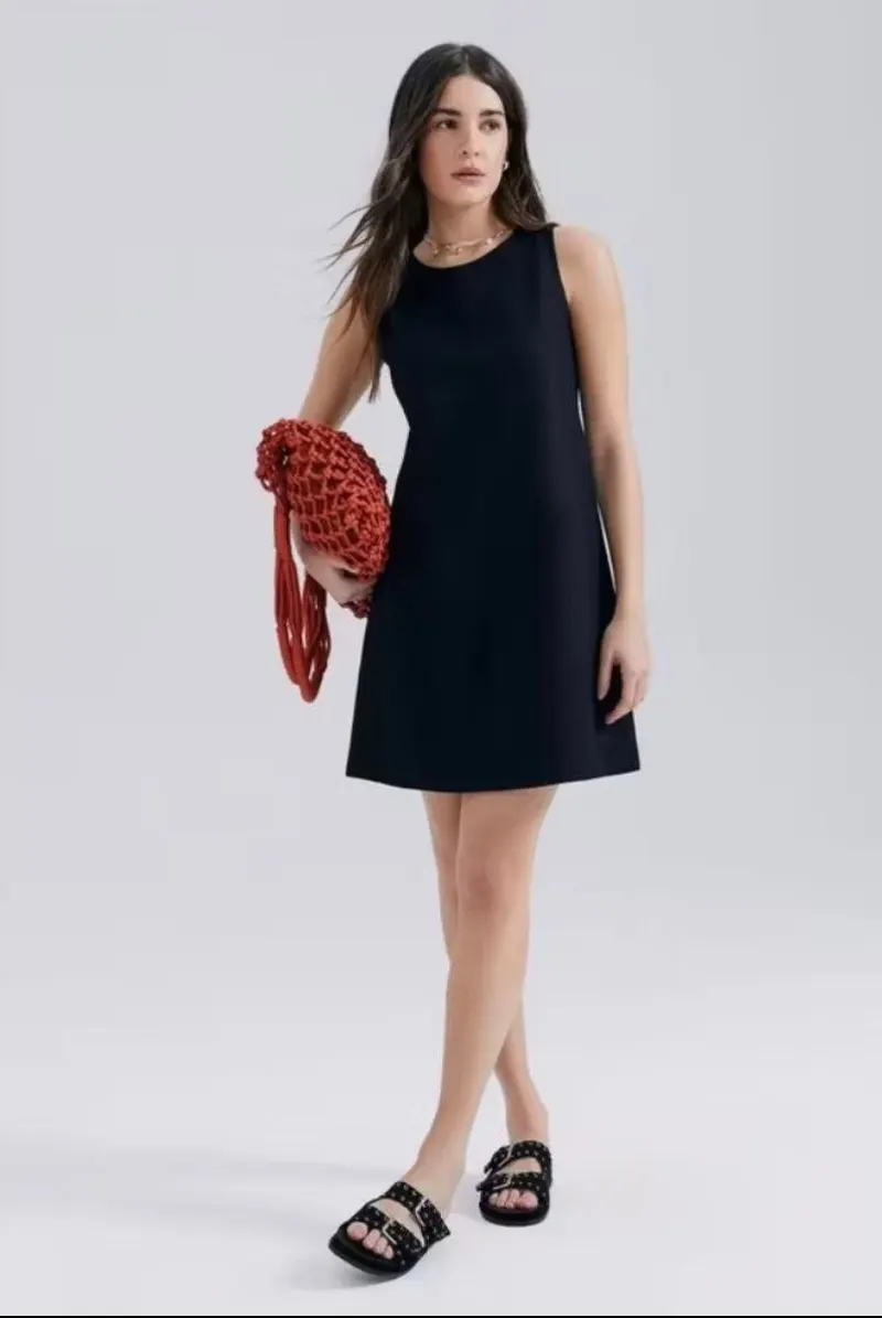 Vestido Curto Em Viscose Hering