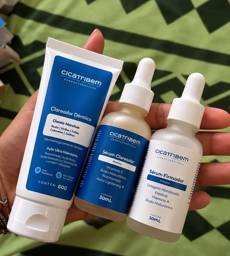 Cicatribem Clareamento Total Sérum Clareador & Clareador Dérmico 60g + Firmador Íntimo de Brinde