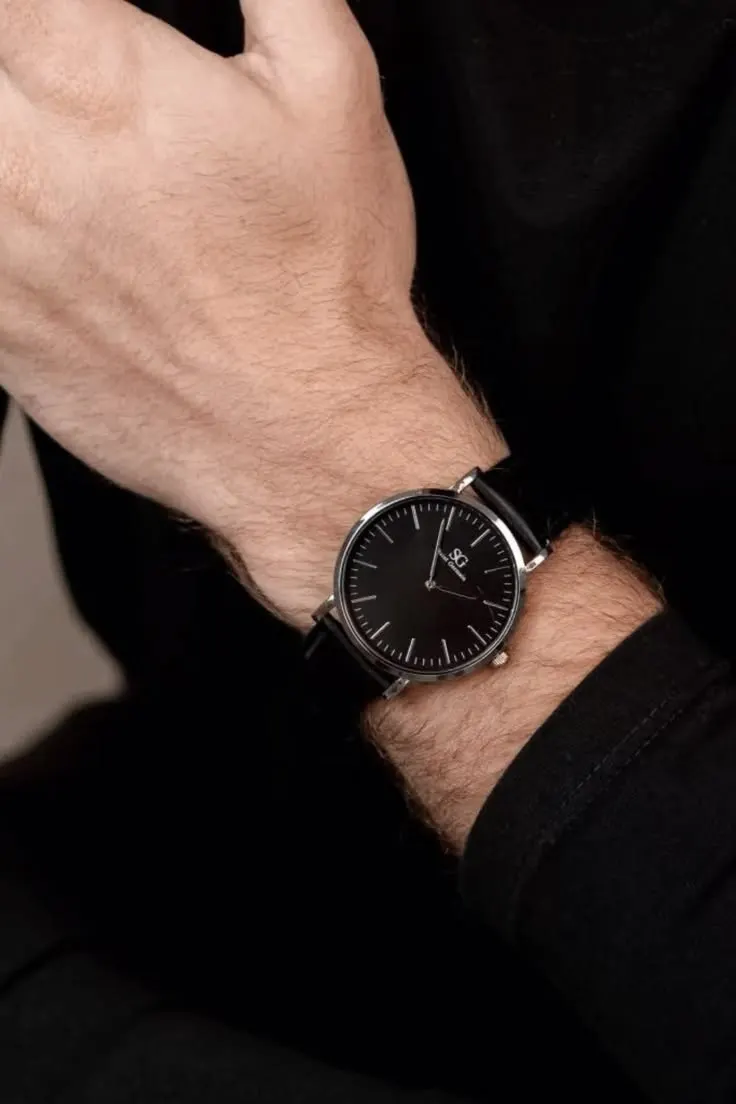 Relógio Masculino Preto Murray Black Hill 40mm