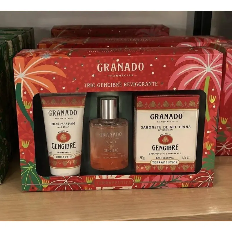 Kit Terrapeutics Trio Gengibre Revigorante Granado