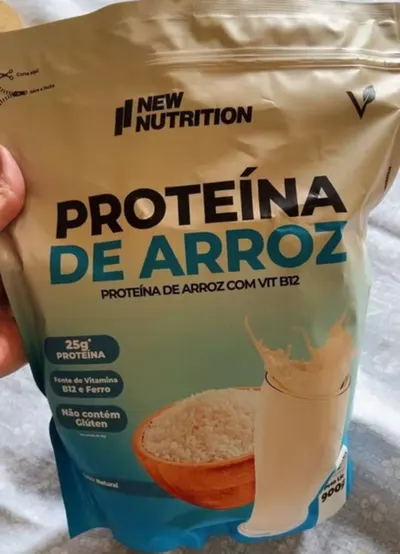 Proteína Do Arroz Sabor Natural 900g NewNutrition