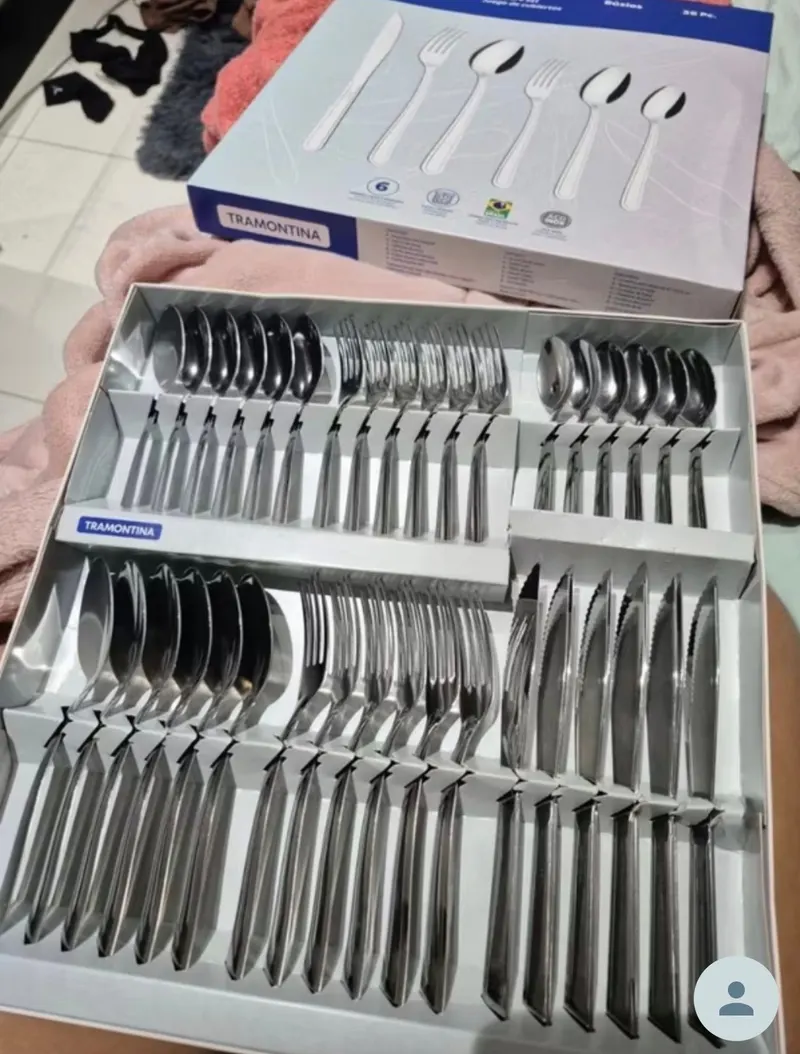 Faqueiro Tramontina Aço Inox Buzios 36 Peças