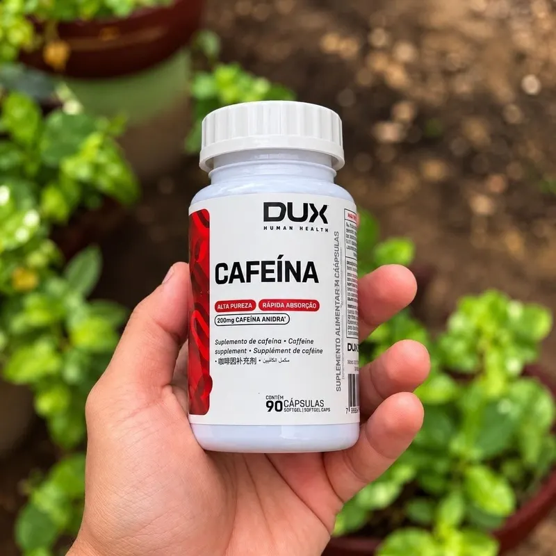 Cafeína Dux Nutrition em cápsula Sem sabor x 100g de 90 un