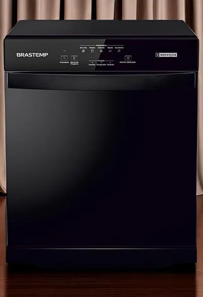 Lava Louças Brastemp 8 Serviços Preta - BLF08AE