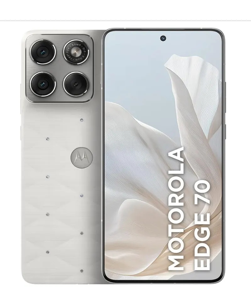 Smartphone Motorola Edge 70 5G Crystals by Swarovski - 512GB 12GB RAM + 12GB RAM Boost, Ultrafino, 3 cameras 50MP e tela extreme Amoled 120hz - Cloud ...