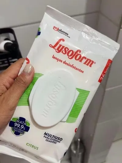 Lenço Desinfetante Citrus Com 36 Unidades Lysoform