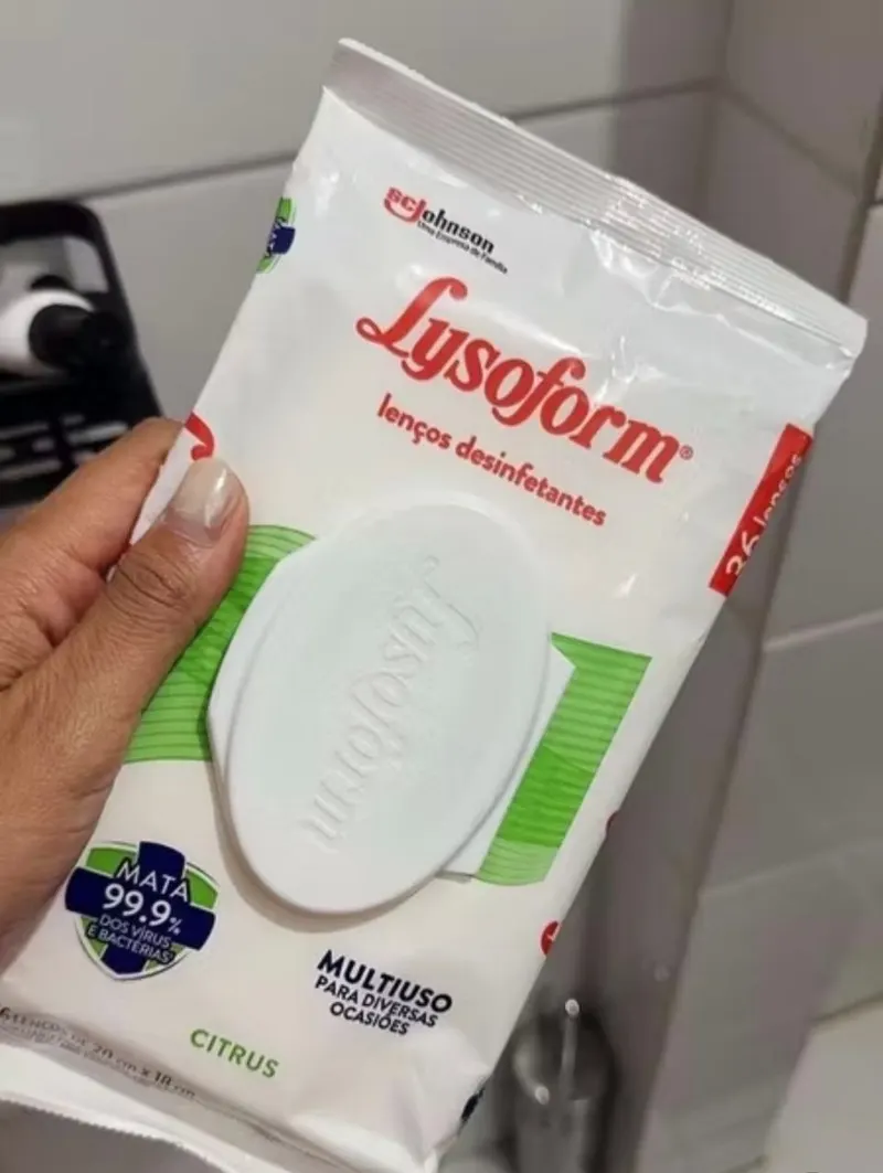 Lenço Desinfetante Citrus Com 36 Unidades Lysoform