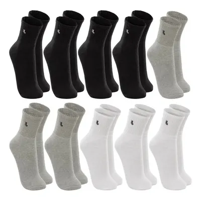 Kit 10 Pares Meia Lupo Original Masculina Cano Médio Algodão