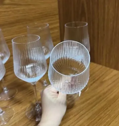 Jogo 12 Taças Vinho Vidro Cristal 510 ml Taças Elegantes Transparentes Luxo Premium Promoção