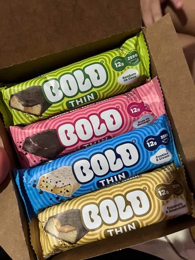 Barra de Proteína BOLD - 14g de Proteína - Caixa Mista com 12 Unidades | 4 Sabores