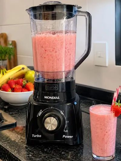 Liquidificador Mondial L-98-B Pratic Turbo com 2 Velocidades e Função Pulsar