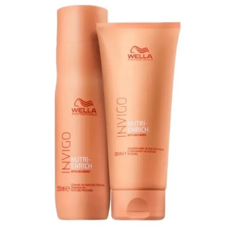 DUPLINHAA Condicionador Wella Professionals Invigo Nutri-Enrich nutrição de 450ml