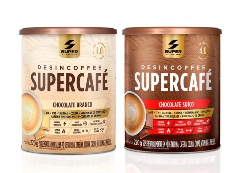 Kit Supercafé - 01 Chocolate Branco + 01 Chocolate Suiço