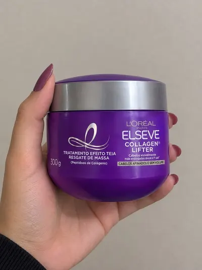 Tratamento Efeito Teia Resgate de Massa L'Oréal Paris Elseve Collagen Lifter 300g