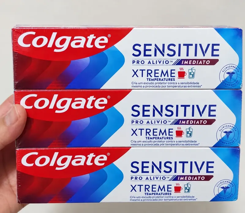 Colgate Sensitive Pro Alívio Imediato Xtreme Creme Dental, kit 3x90g