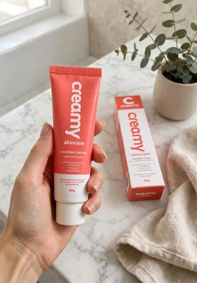 Gel Creme Hidratante Calmante Facial - Calming Cream - Creamy Skincare - 40g