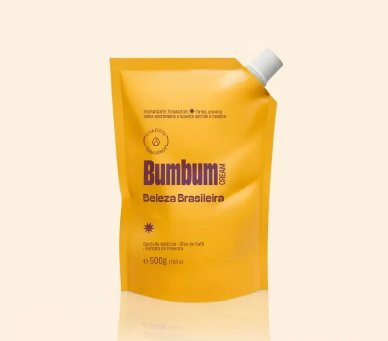 Bumbum Cream Refil 500g Creme Firmador Anticelulite Estrias Termogênico Beleza Brasileira