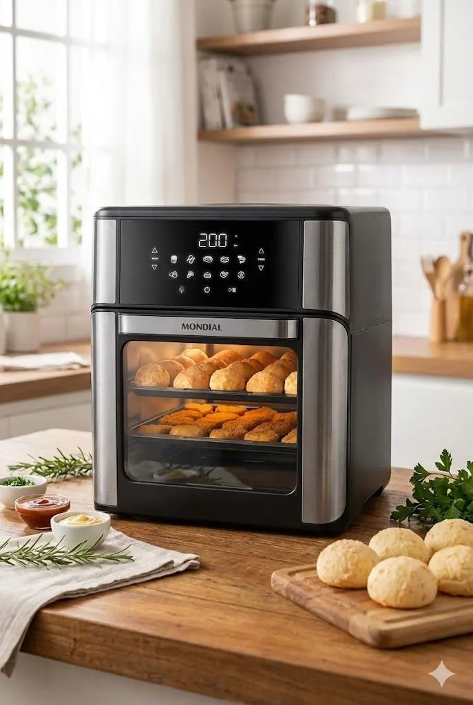 Fritadeira Air Fryer Oven AFON-12L-FG 12L Digital 2000W Mondial