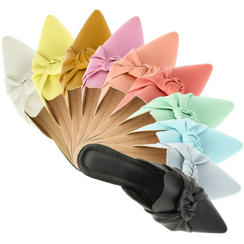 Mule Bico Fino Nó Maitê Love Shoes 34 Ao 40