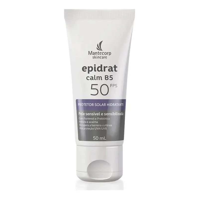 Protetor Solar Epidrat Calm B5 FPS 50 de 50 mL Pele Sensível