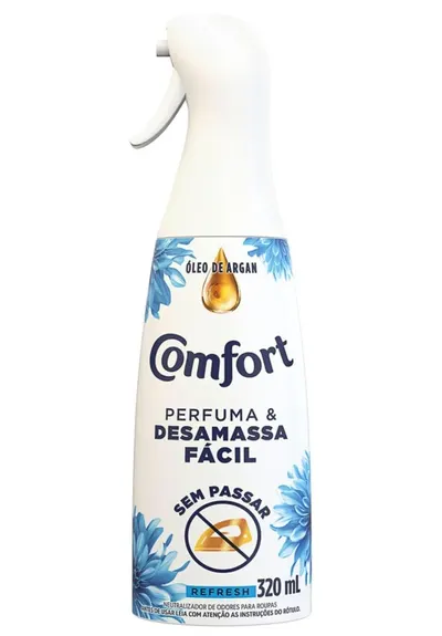 Comfort Perfuma e Desamassa Facil com Neutralizador de Odores Refresh 320 ml
