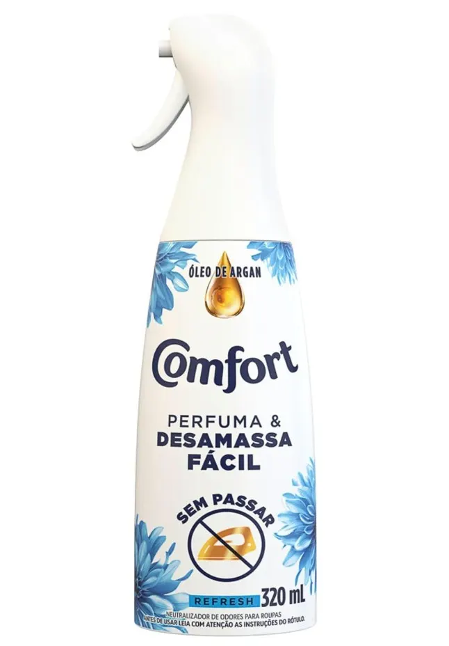 Comfort Perfuma e Desamassa Facil com Neutralizador de Odores Refresh 320 ml