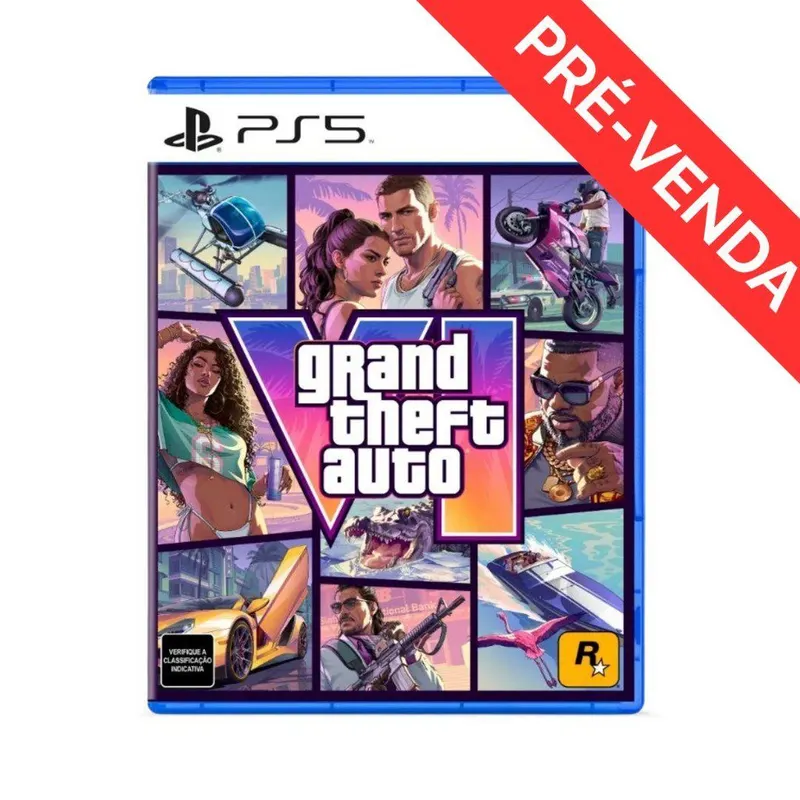 Jogo Grand Theft Auto Vi Edição Standard Ps5 (Pré-Venda)