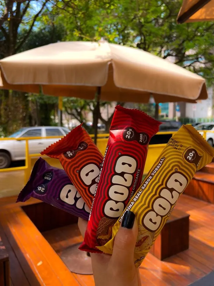 Barra de Proteína BOLD - 14g de Proteína - Caixa Mista com 12 Unidades | 4 Sabores