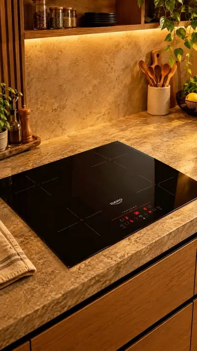 Cooktop De Indução 4 Bocas Dako Supreme Preto 220v